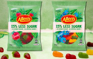 Allens 25% less sugar