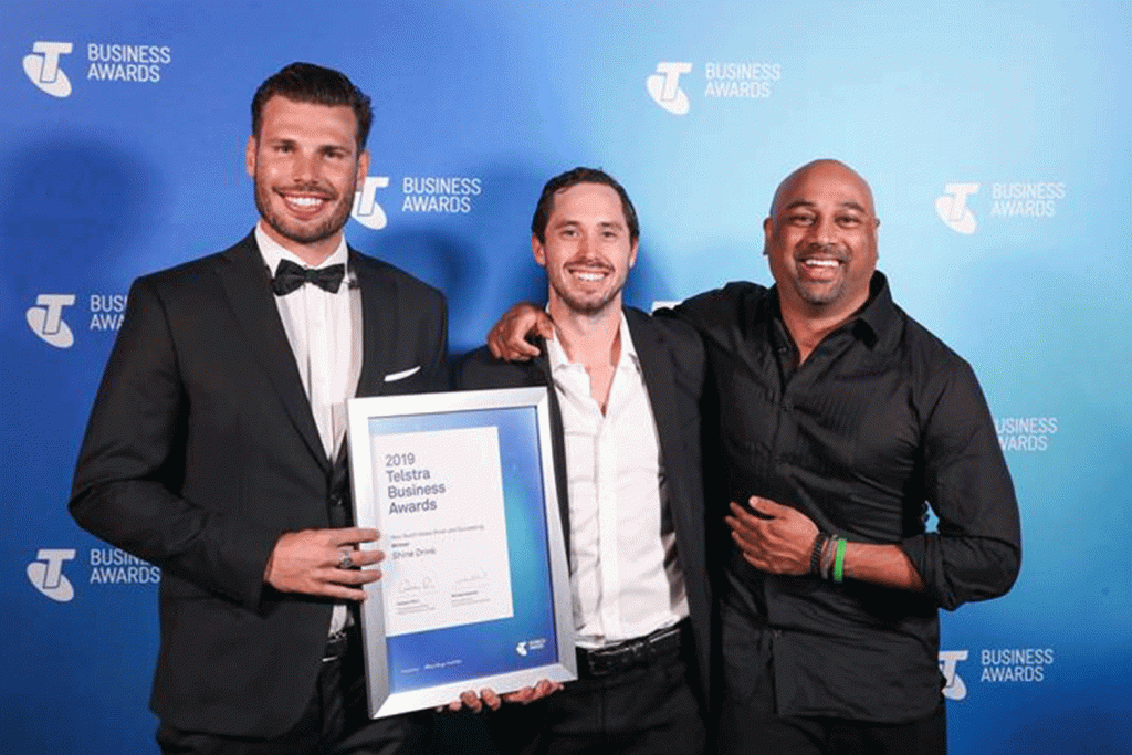 NSW Telstra Small & Succeeding Business of the Year - Shine Drink