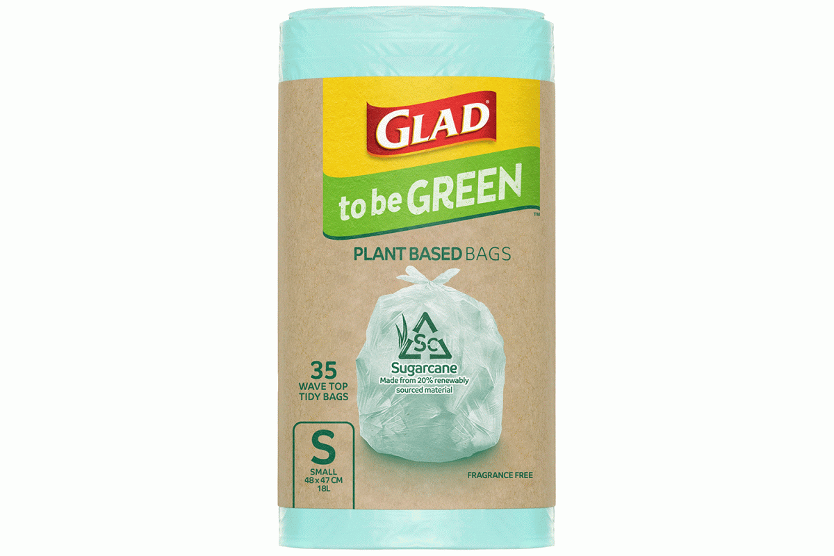 Glad's new green packaging