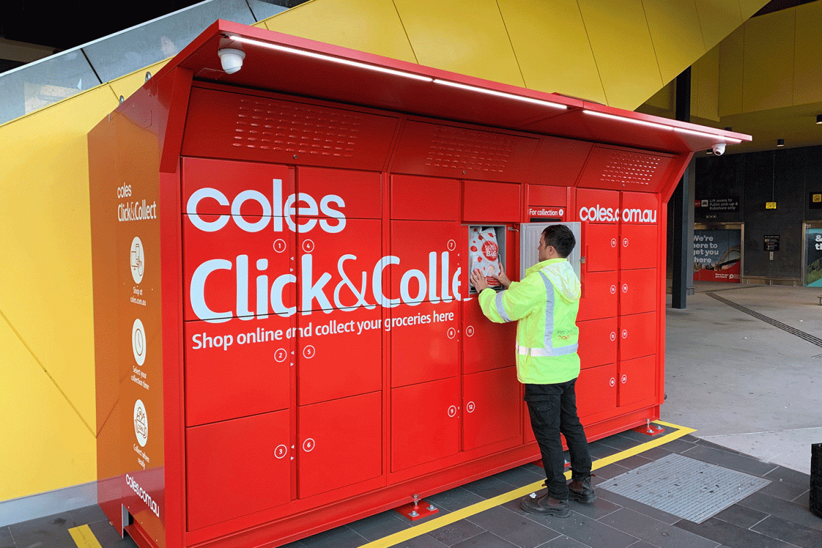 Coles now offering free lockers