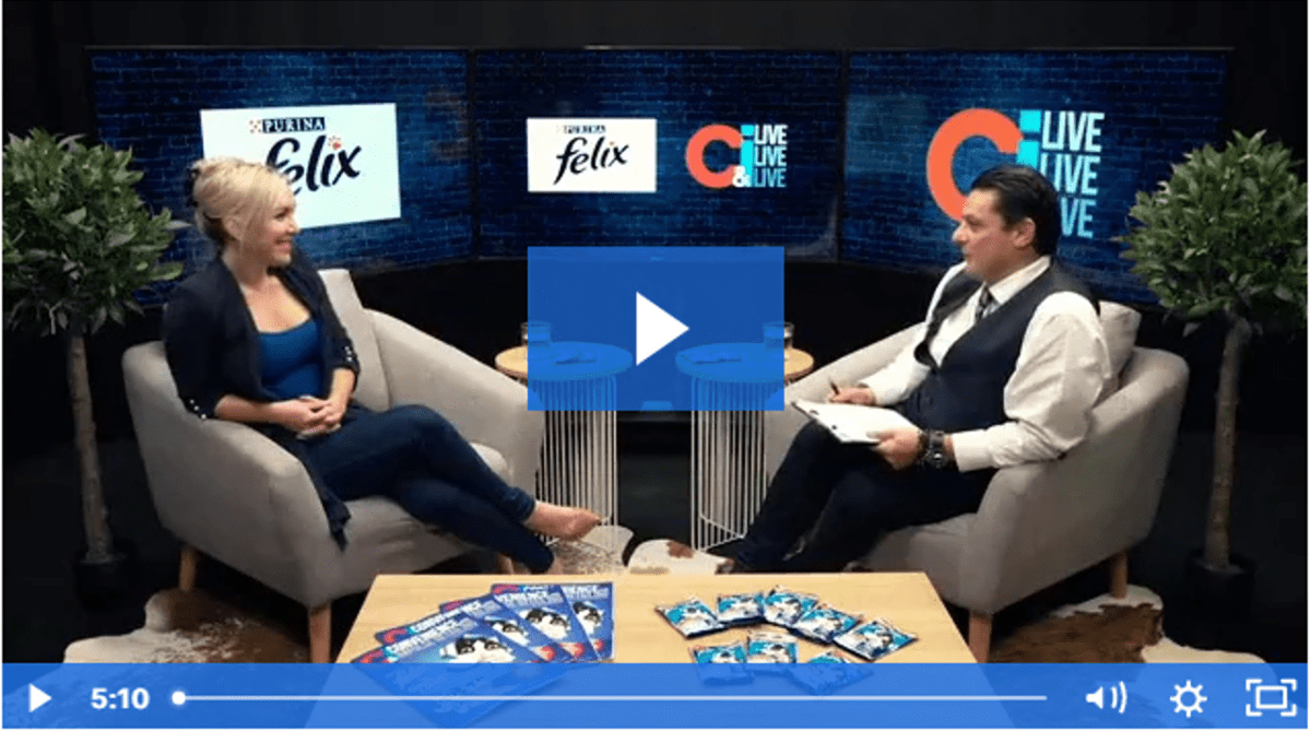 C&I Live TV chats with Coral Grace about Purina’s new Felix As Good as it Looks singles range