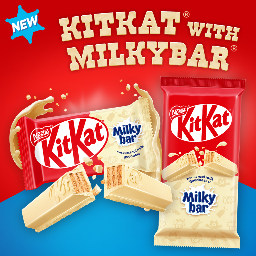 The breaks are on me! KitKat teams up with Milkybar for the ultimate ...